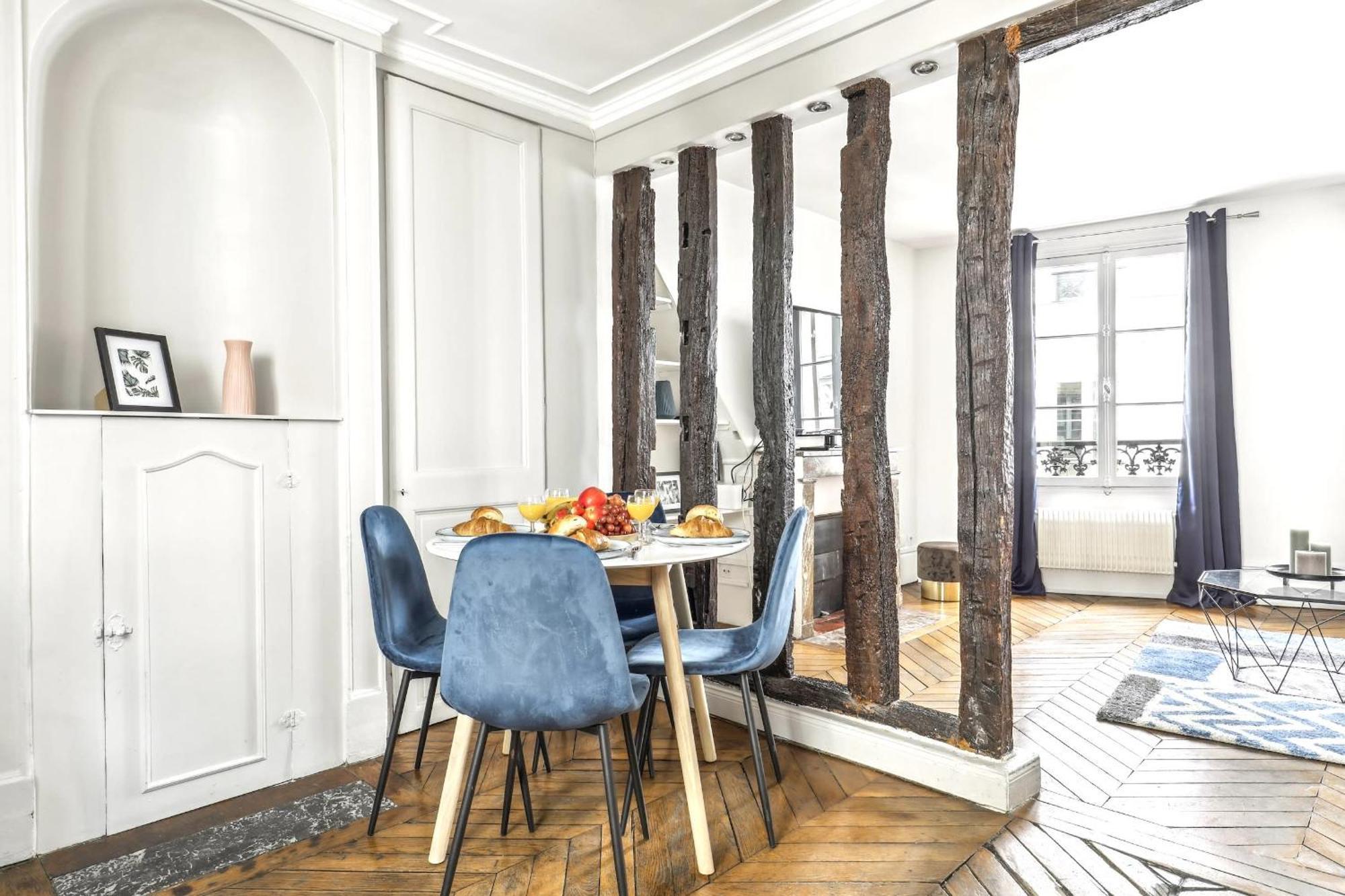 Le Marais 1Br Place Saint Paris Exterior foto